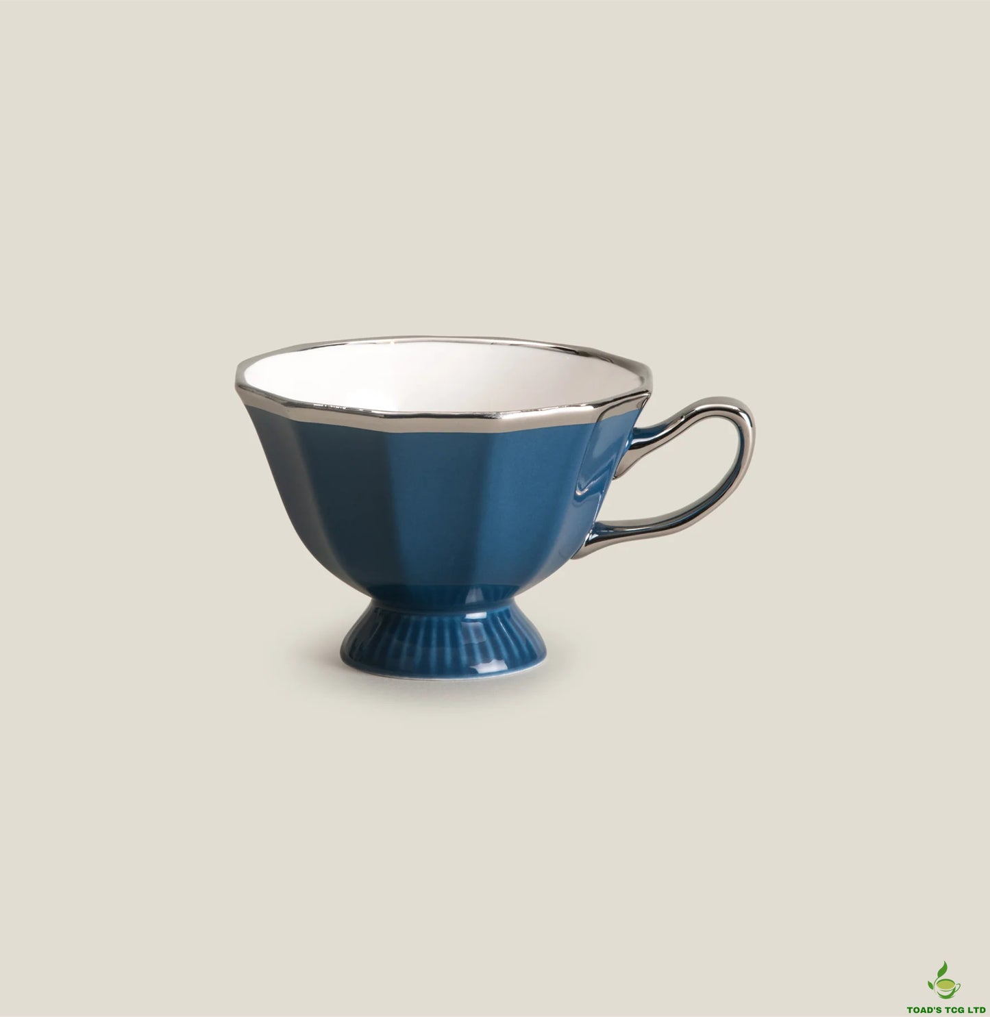 Moura ceramic cup and saucer set of two