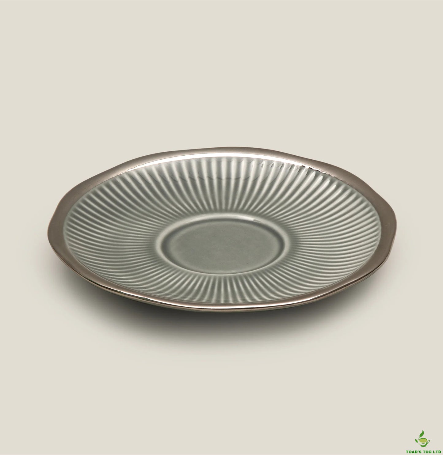 Moura ceramic cup and saucer set of two